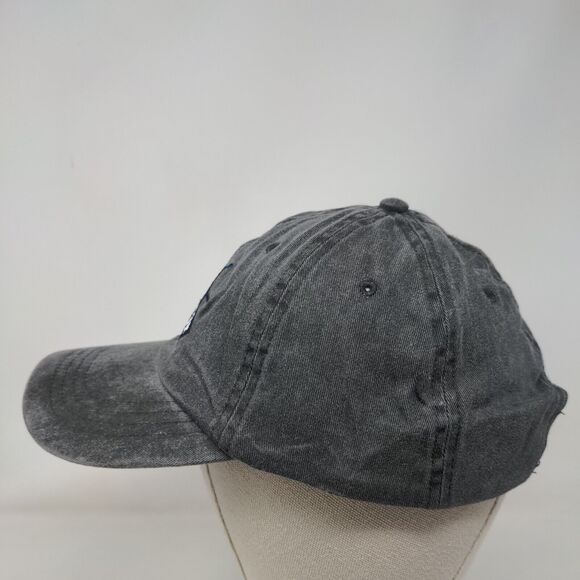 Grand Turk Strapback Hat Gray One Size Adjustable Embroidered Caribbean Side - Picture 3 of 8